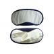  customized Sleeping Eye Shades White Waffle With TC Fabric Nose Pad