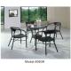 5pcs restaurant dining chairs with table-8063