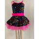 Children'S Spring And Summer Short Sleeved Ballet Dance Skirt Love Coating