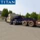 3 line 6 axles lowbed trailer for shifting heavy equipment-TITAN