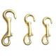 Brass Bolt Snap Open End Trigger Snap Hook Bronze Fixed Eye Hooks