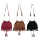 Tassel Shoulder Bags PU Handbag for Female Personalize Wholesale Women's Bag