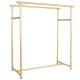 Decoration Metal Cloth Display Rack For Shop / Store Gold Color