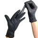 Black Latex Free NBR Waterproof Nitrile Gloves Viral Resistance
