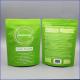 Matte White Doypack Plastic Pouches Packaging Zipper Top Plastic Coffee Bag With Valve
