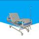 500 - 780mm Portable Hospital Bed , Foldable Manual Adjustable Bed With IV Stand