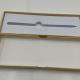 Paper Pen Gift Box Custom Logo Long Narrow Kraft Paperboard With White EVA Insert