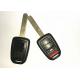 Black Honda Remote Key 3+1 Button FCC ID MLBHLIK6-1TA 433 MHZ 47 Chip