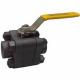 Compact Forged Steel Ball Valve Full Or Reduced Port Design Low Emission Control