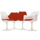 White Coffee Shop Knoll Tulip Chair , Saarinen Tulip Chair With Cushion