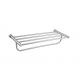 Aluminum Round Double Towel Rack Stainless Steel Bathroom Accessories Modern Design Style