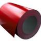 Red Prepainted Galvalume Colour Coated / PPGL  Steel coil / Sheet Warehouses