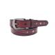 1 1/8 (23 Mm) Vintage Cowhide Metal Circle Studded Leather Belt For Women