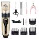 5 Speed Quiet Dog Grooming Kit Cordless Electric Rechargeable Pet Clippers