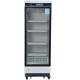 Pharmacy Compact Refrigerator Upright Commercial Single Glass Doors Freezer 306L 2-8C