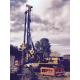 Foundation Pile Drilling Hydraulic Piling Rig With Rotary Angle Displacement Output Mechanism KR150C High Stability