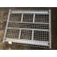 Folding Industrial Hot - Dipped Galvanized Wire Mesh Container 1500kg Loading Capacity