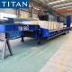 TITAN 4 axles 60/80 tons machine carrier low platform excavator trailer for sale