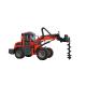 2.5ton earth machienry 4WD  telescopic handler  with earth auger