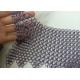Purple Welded Stainless Steel Ring Mesh Curtain Anticorrosion 2.2kg/M2