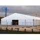 Large Clear Span Warehouse Storage Tent 18m Aluminum Structure For Commercial