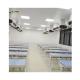 Sturdy White Metal Biology Lab Table In Elegant Modern Design