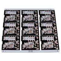 LED Wall Lamp Downlight 25um Copper PCB Board OEM Black Silkscreen