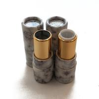 Eco Friendly Brown Paperboard Push Up Lip Balm Tubes CMYK Printing