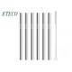 Unbreakable Short Metal Drinking Straws For Freeze Juice Puddings Fruit Jellies