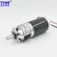 8mm Shaft Steel / Plastic Gear DC Planetary Gear Motor With Brake 50kg.Cm