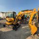 Mini Caterpillar 303.5 Used CAT 3ton Excavators Track Diggers With Side Swing Boom