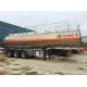 45,000L Aluminum Oil Tanker Trailer Tri Axle Fuel Tank Semi Trailer