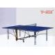 U Structure Foldable Table Tennis Table Moveable Round Tube Leg With Wheels