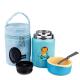 750ML kids children and baby food flask ,stainless steel kids school thermal  food lunch flask  with spoon and pouch