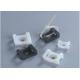 PA Saddle Type Cable Tie Holder Power Cable Accessories White / Black Color