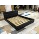 Low price simple leather bed 685