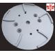 White Diamond Cutting Blade , 10 Inch Grinding Head  Diamond Cup Wheel  Floor Grinding Plate