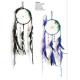 Handmade Dream Catcher Net Pure White Wall Hanging Decoration with Feather for Nice Dreams Craft Gift
