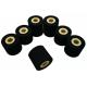Black Hot Ink Rollers 36x32mm rub resistant For MRP Date Printer