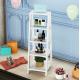 White Simple Shoe Display Stands , Multi Functional Combination Display Shelves For Shoes