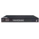 16x10/100/1000Base-TX to 2xGigabit SFP Fiber Switch With PoE in optional, With