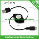 Extension Colorful 5 pin Micro Logo Custom Retractable Usb Cable