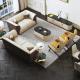 Luxury Modern Leather Sofa Set Couch Living Room Sofa Hotel Villa