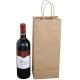 Eco Friendly Printed Recycled Paper Bags Kraft Shopping Paper Wine Bag