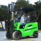2T Wheel Electric Forklift 4 Wheels Pallet Stacker With Battery Powered Forklift Truck