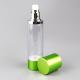 ODM 15g 30g 50g Airless Pump Bottles Transparent Essential Oil Bottle