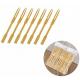 biodegradable Double Prong Mini Bamboo Appetizer Forks 3.5 Inch