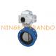 EPDM Seat Electric Actuator Double Flange Butterfly Valve 8'' DN200