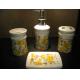 Fashion Ceramic Bath Accessories / bathroom furniture with toothbrush holder