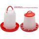 Chick Waterer For Poultry Duck Quail Hanging Poultry Plastic Containers For Outdoor Water